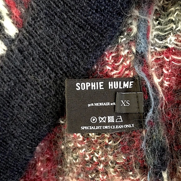 SOLD! Mohair! Designer Zigzag Sweater. - Picture 5 of 6